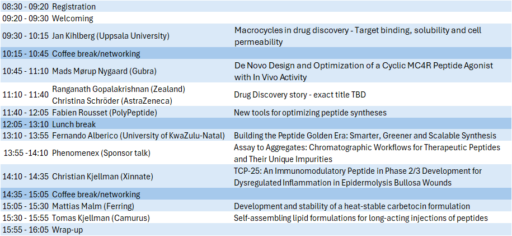 5th Öresund Peptide Symposium 2